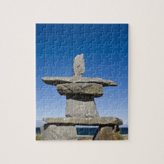 Churchill, Manitoba. Inukshuk Legpuzzel (Verticaal)