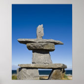 Churchill, Manitoba. Inukshuk Poster (Voorkant)