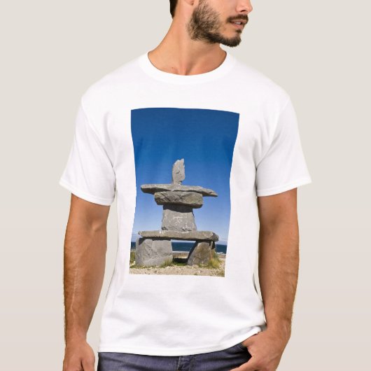 Churchill, Manitoba. Inukshuk T-shirt (Voorkant)
