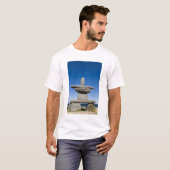 Churchill, Manitoba. Inukshuk T-shirt (Voorkant volledig)