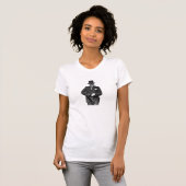 Churchill met Thompson Sub-Machine Pistool T-shirt (Voorkant volledig)