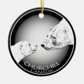 Churchill Ornament Personalized Polar Beer Souveni (Voorkant)