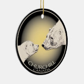 Churchill Ornament Personalized Polar Beer Souveni (Rechts)