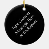 Churchill Ornament Personalized Polar Beer Souveni (Achterkant)