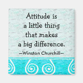 Churchill Quotation - Motivatie magneet (Voorkant)