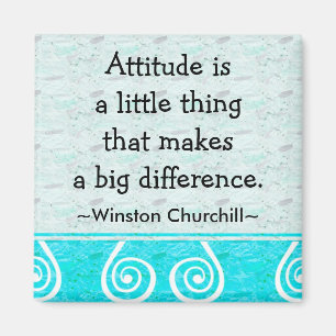 Churchill Quotation - Motivatie Magnet
