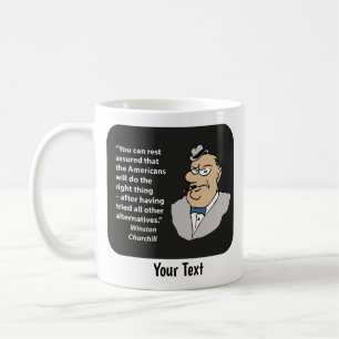 Churchill Quote Koffiemok
