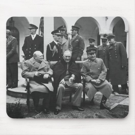 Churchill, Roosevelt en Stalin Muismat (Voorkant)