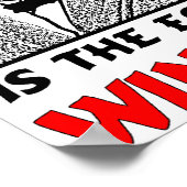 Churchill: Socialisme is ellendig! Poster (Hoek)