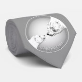 Churchill Souvenir Necktie Polar Beer Art Stropdas (Opgerold)