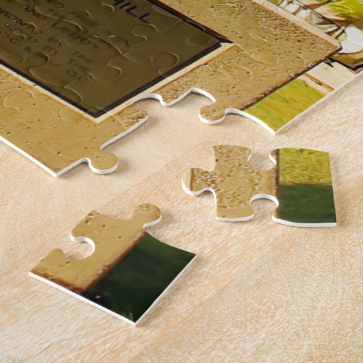 Churchill Statue Toronto. Legpuzzel (Zijkant)