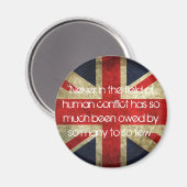 Churchill Union Vlaggenmagneet Magneet (Voorkant / Achterkant)