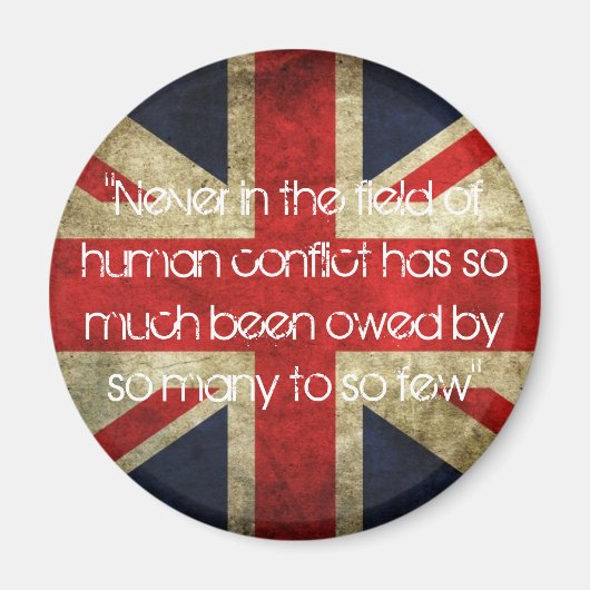 Churchill Union Vlaggenmagneet Magneet (Voorkant)