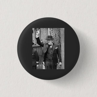 CHURCHILL V SIGN. RONDE BUTTON 3,2 CM