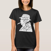 Churchill Women's Basic Dark T-Shirt (Voorkant)