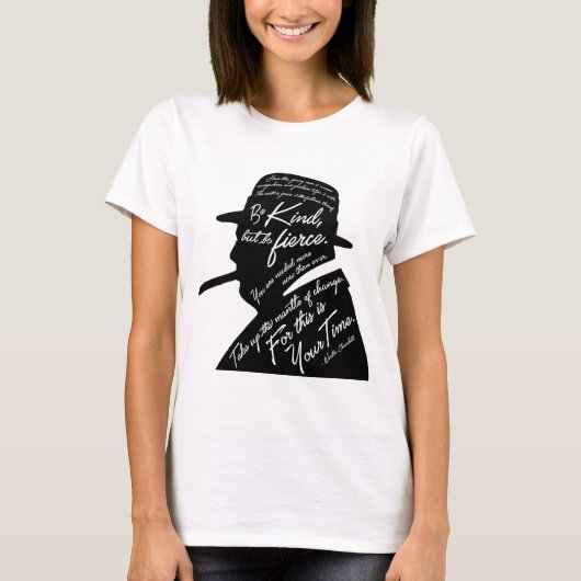 Churchill Women's Basic T-Shirt (Voorkant)