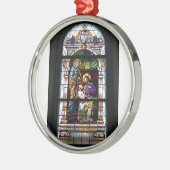 churchwindow uit brezje / slovenia metalen ornament (Links)