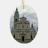 churchwindow uit brezje - slovenië keramisch ornament (Achterkant)