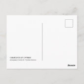 Churhes of Cyprus Briefkaart (Achterkant)