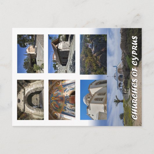 Churhes of Cyprus Briefkaart (Voorkant)