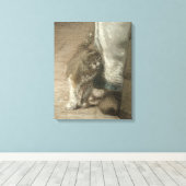 Churning Butter, 1866-68 Canvas Afdruk (Insitu (Houten vloer))