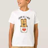 Churr alles wat ik nodig heb Grappige Churros Pun T-shirt (Voorkant)