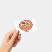 Churro cartoon illustratie badge (Handheld)