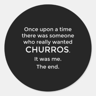 Churro Churros Ronde Sticker