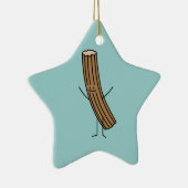 Churro houdt van je! keramisch ornament (Rechts)