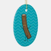 Churro houdt van je! keramisch ornament (Rechts)