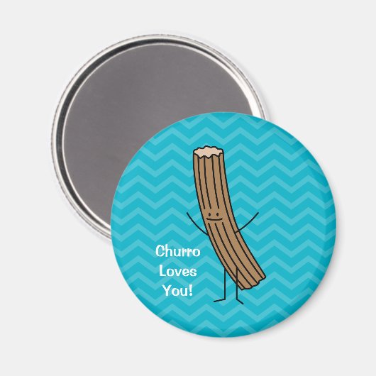 Churro houdt van je! magneet (Voorkant / Achterkant)
