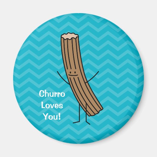 Churro houdt van je! magneet (Voorkant)