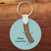 Churro houdt van je! sleutelhanger (Voorkant)