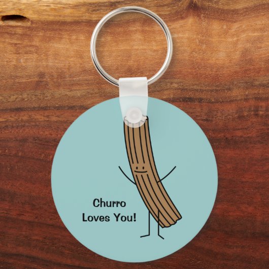 Churro houdt van je! sleutelhanger (Voorkant)