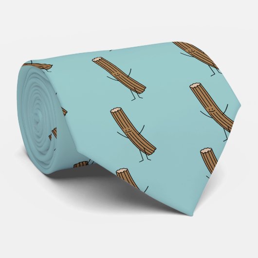 Churro houdt van je! stropdas (Opgerold)