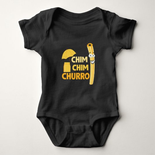Churro Lover Funny Churros Theme Park Foodie Romper (Voorkant)
