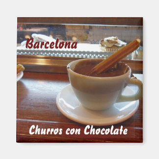 Churros con Chocolate, Barcelona Magneet