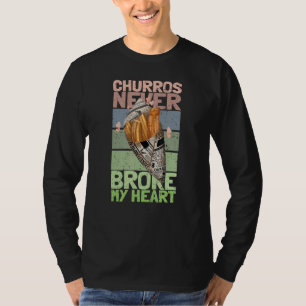 Churros heeft nooit mijn hart gebroken liefde voor t-shirt