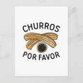 Churros Por Favor Briefkaart (Voorkant)