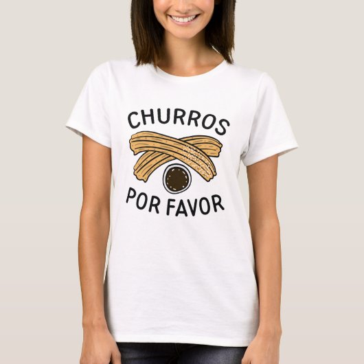 Churros Por Favor T-shirt (Voorkant)