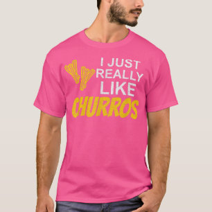 Churros Spaans Meican Bolivia houdt van vintag T-shirt