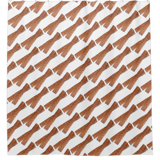 CHURROS Spaans Portugees Fried Churro Pastry Douchegordijn (Voorkant)