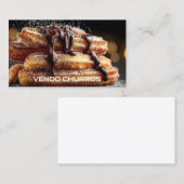 Churros verkopen visitekaartje (Voorkant / Achterkant)
