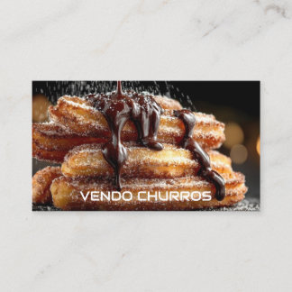 Churros verkopen visitekaartje