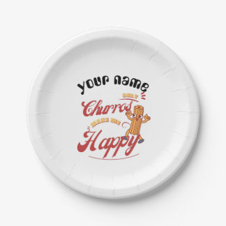 Churroszoet Papieren Bordje