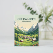 Churwalden Zwitserland Briefkaart (Staand voorkant)