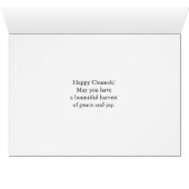 Chuseok Korean Harvest Festival met Sinaasappels (Binenzijde Horizontaal (Onderkant))