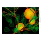 Chuseok Korean Harvest Festival met Sinaasappels (Voorkant Horizontaal)