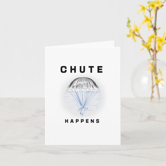 Chute gebeurt - een parachuteschema kaart (Gele Bloem)