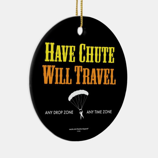 Chute Will hebben Keramisch Ornament (Rechts)